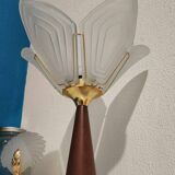 Vintage 1980s lily petal lamp
