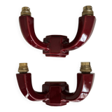 2 ceramic wall lights from the 1950s