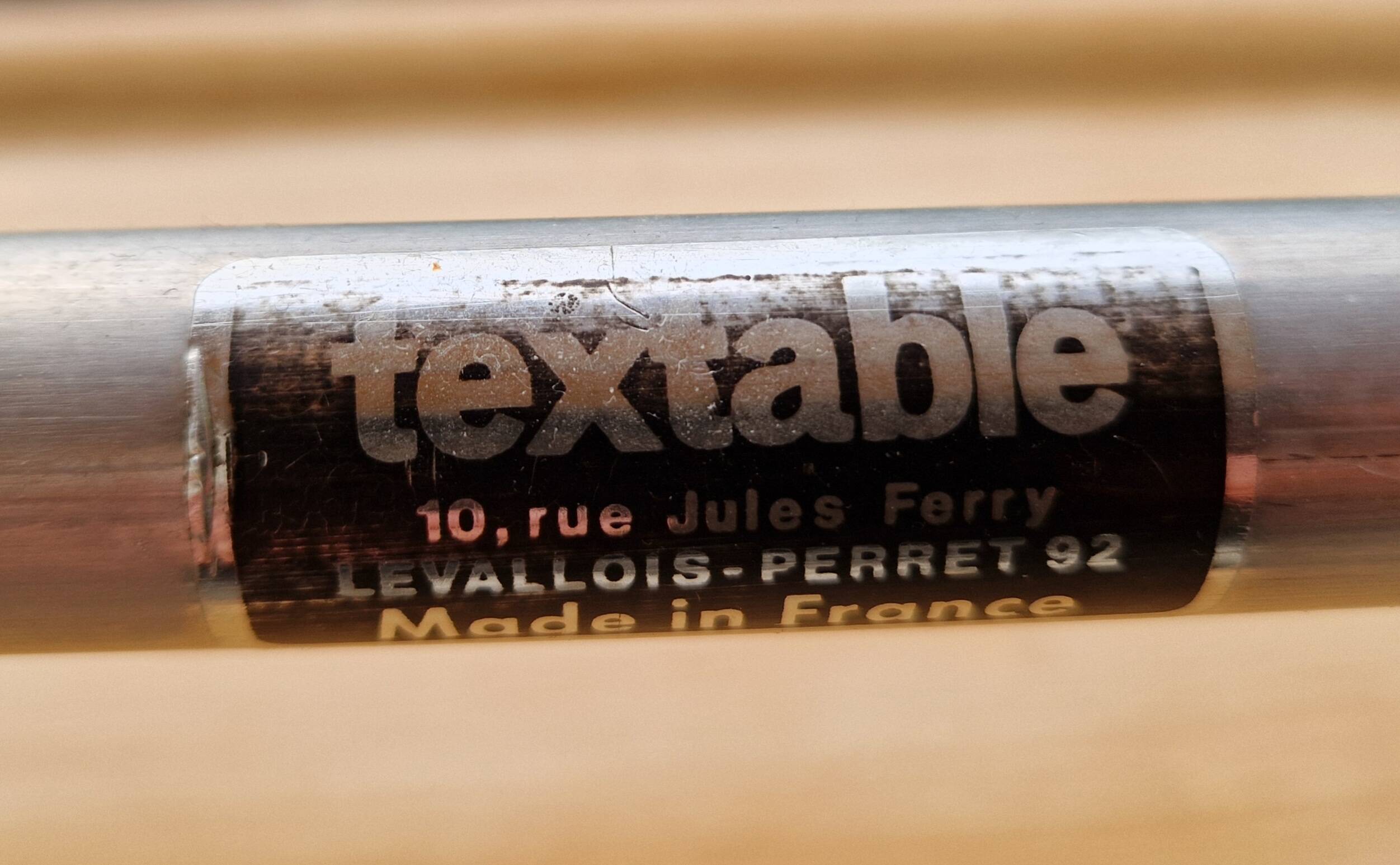 Vintage Textable folding rolling serving cart from the 1960s-70s