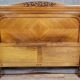 Art Deco period centre bed in marquetry circa 1930-1940