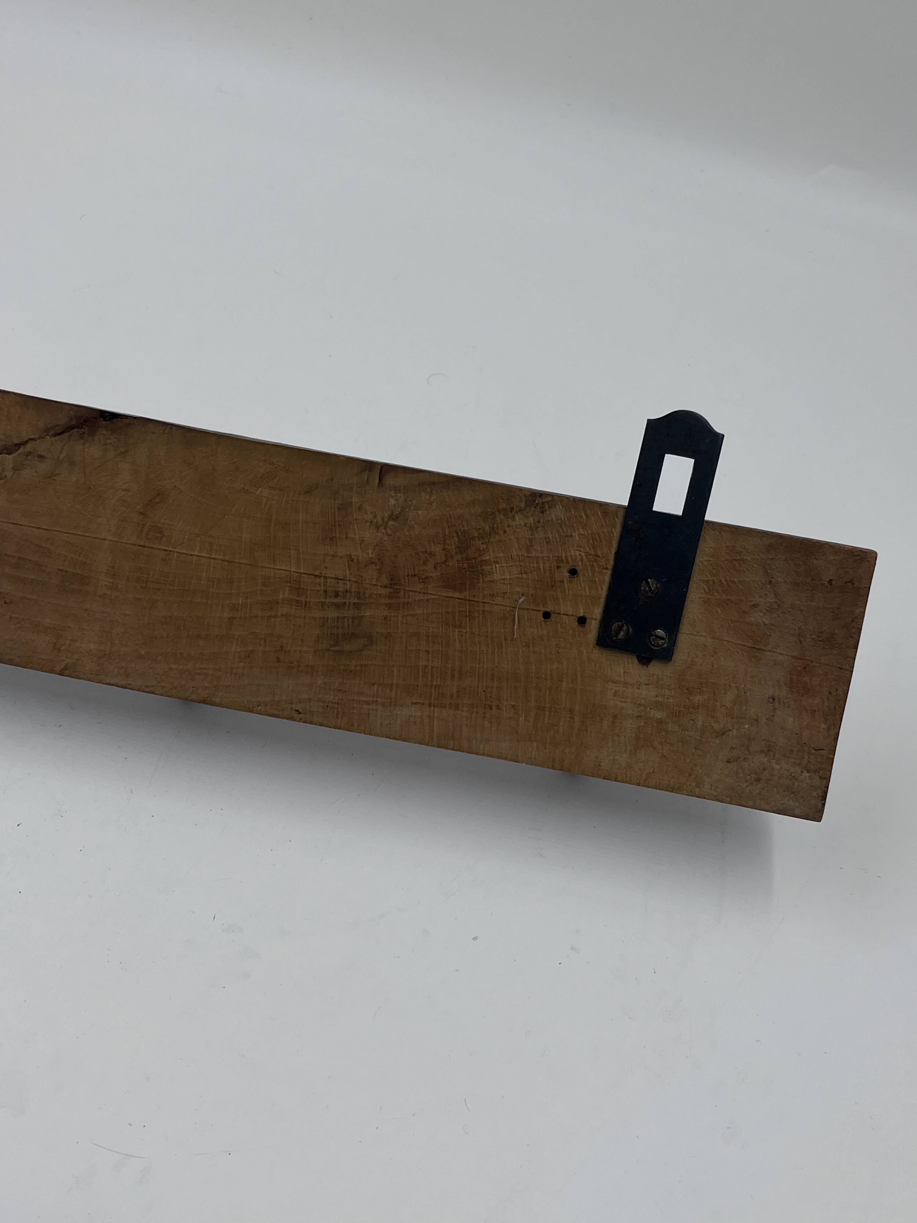 Portemanteau mural en bois