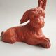 Chien en terre cuite