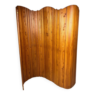 Cloison de séparation en bois de pin par SNSA, France années 1930.