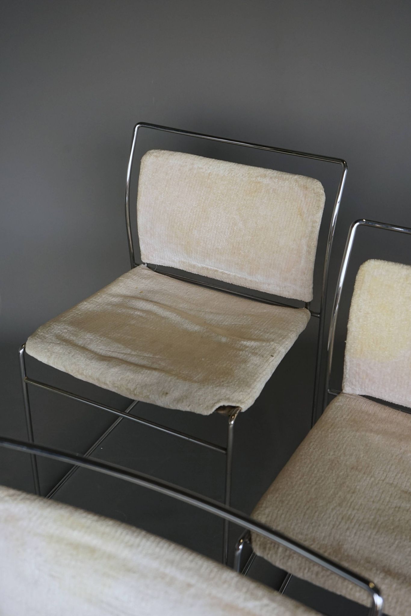 Set of 6 Tulu Dining Chairs by Kazuhide Takahama for Gavina. Italy 1960s