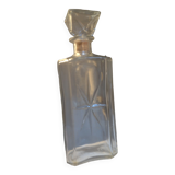 Engraved glass decanter
