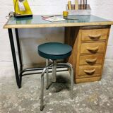 Vintage school teacher's desk