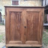 Wooden cabinet with interior doors
