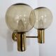 Pair of wall lamp by Hans-Agne Jakobsson for Markaryd, Sweden
