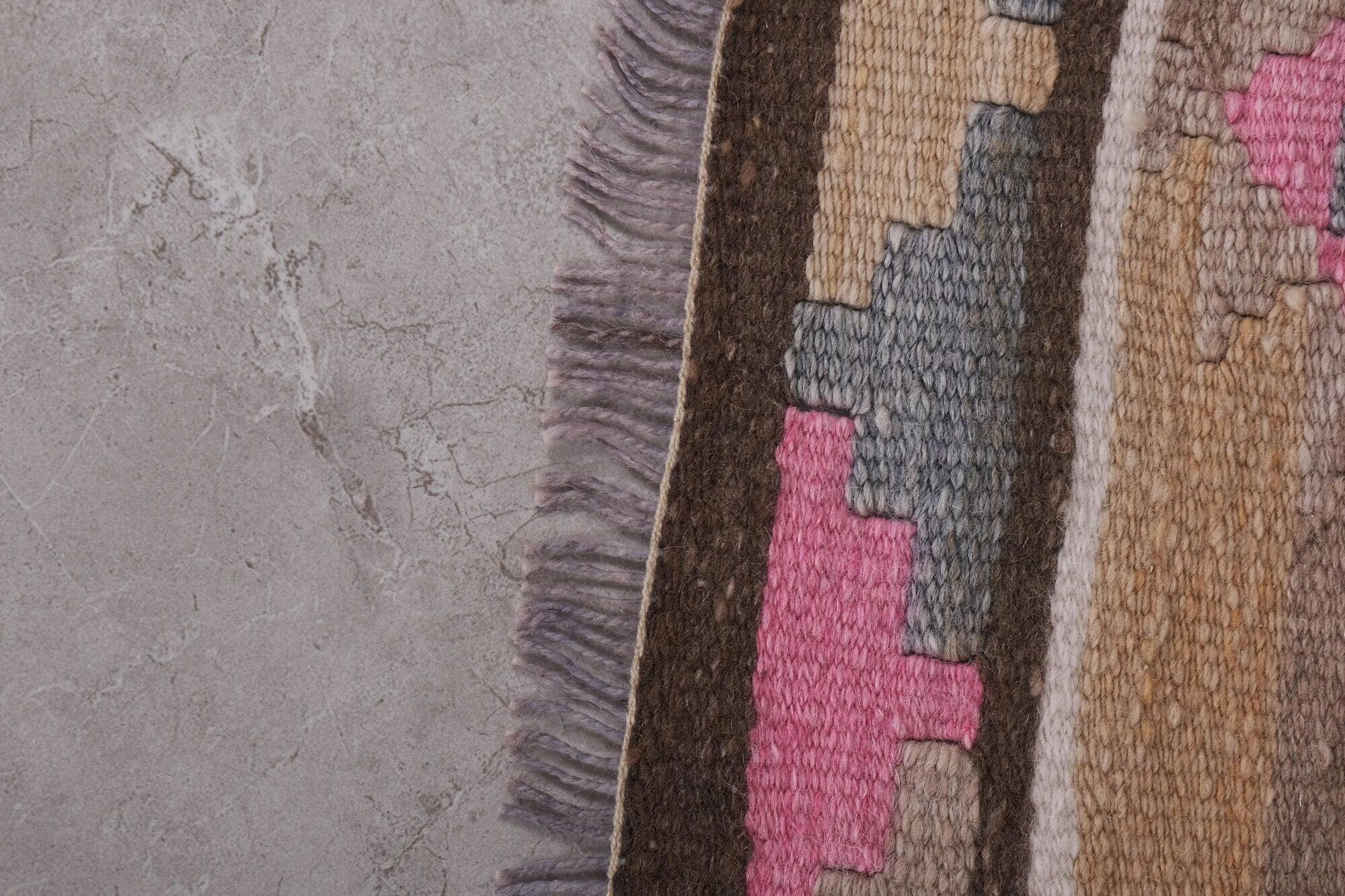 Vintage Turkish hallway rug 75x625 cm