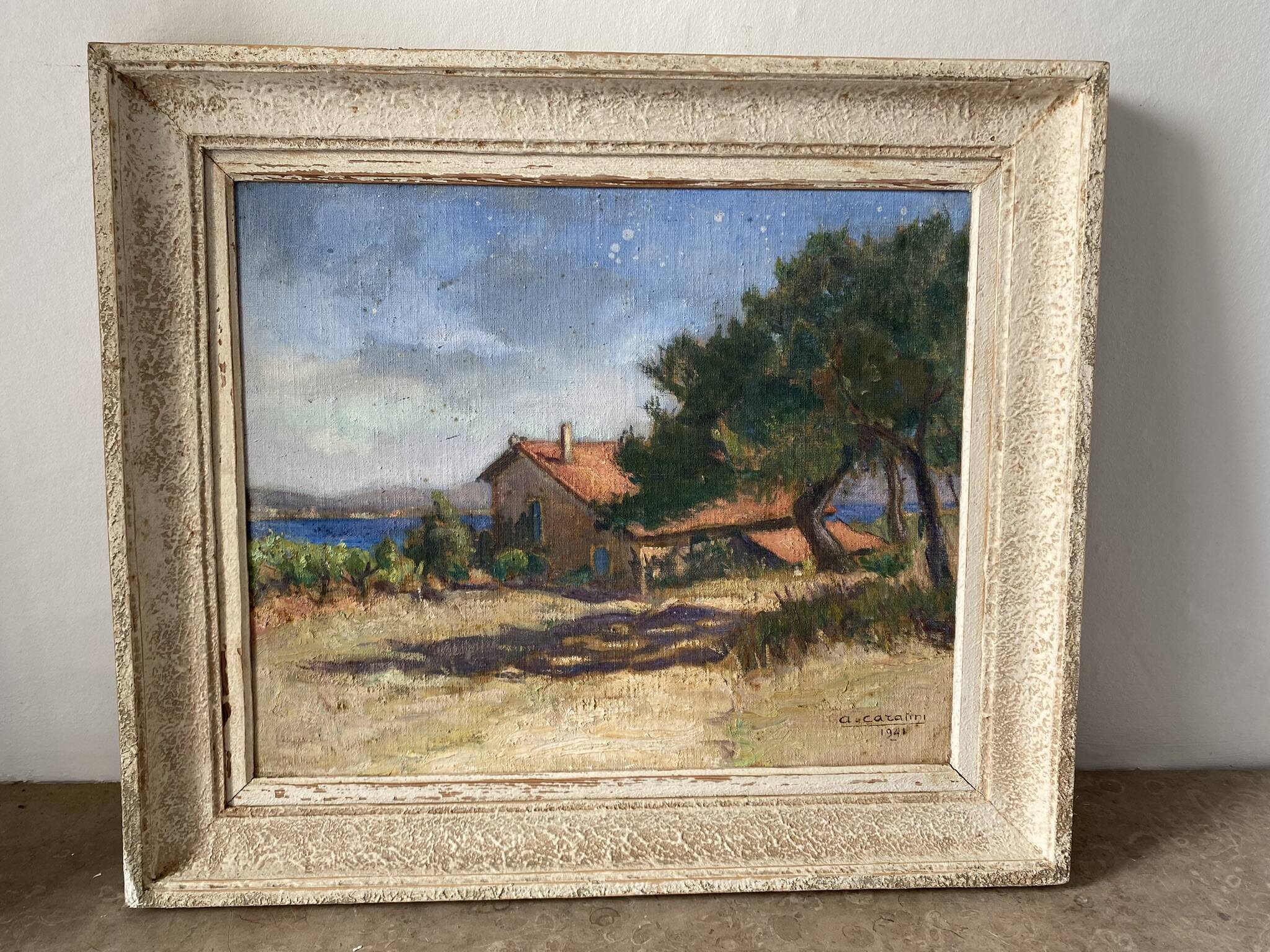 Paysage du sud de la France de 1941