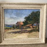 Paysage du sud de la France de 1941