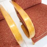 1950s Jindrich Halabala Set of Two Armchairs, Czechoslovakia