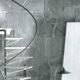 Leather-covered floor lamp by FJB Corsini for Metalarte 1950s