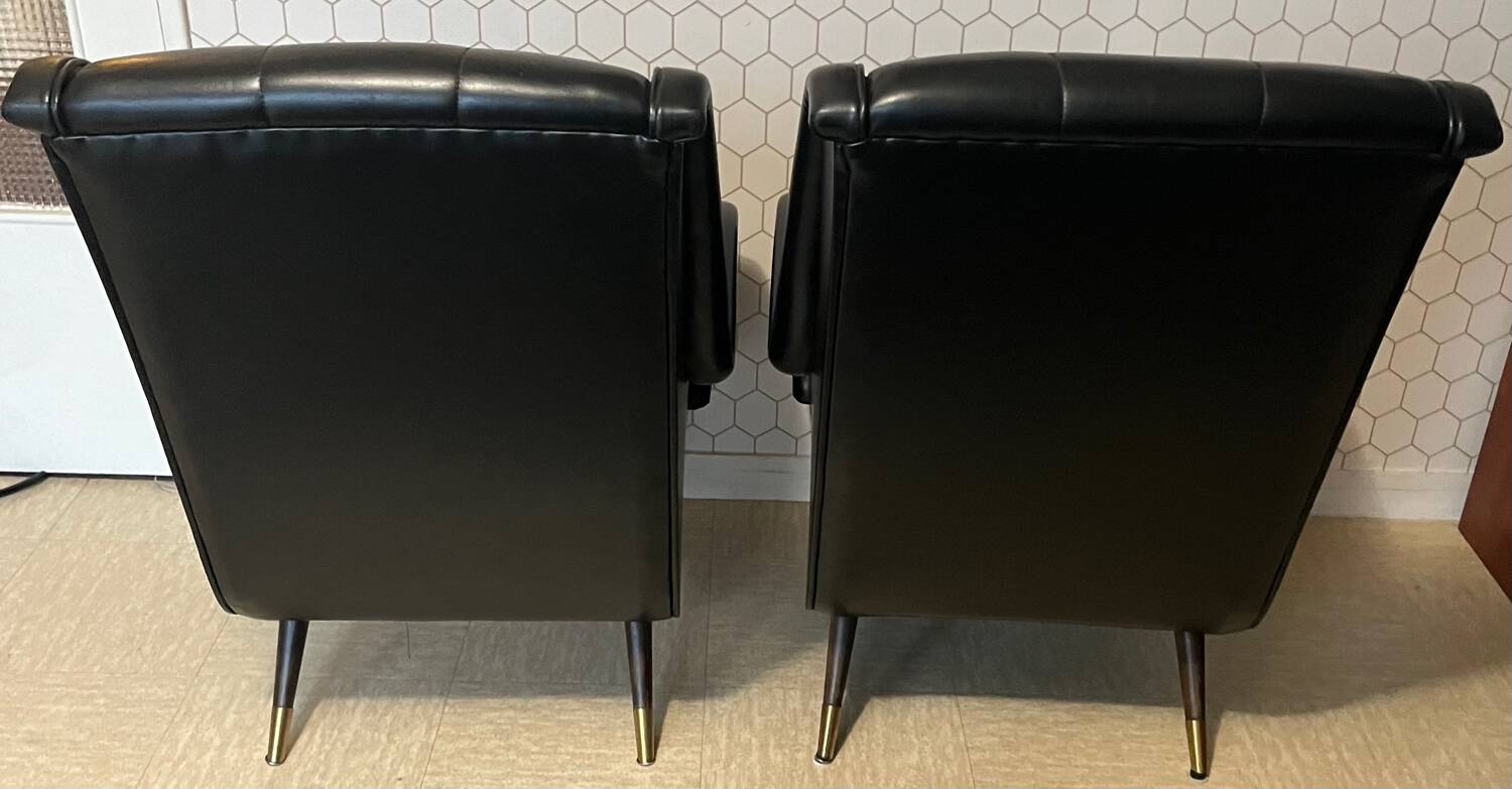 Fauteuil de salon vintage ERTON - années 60