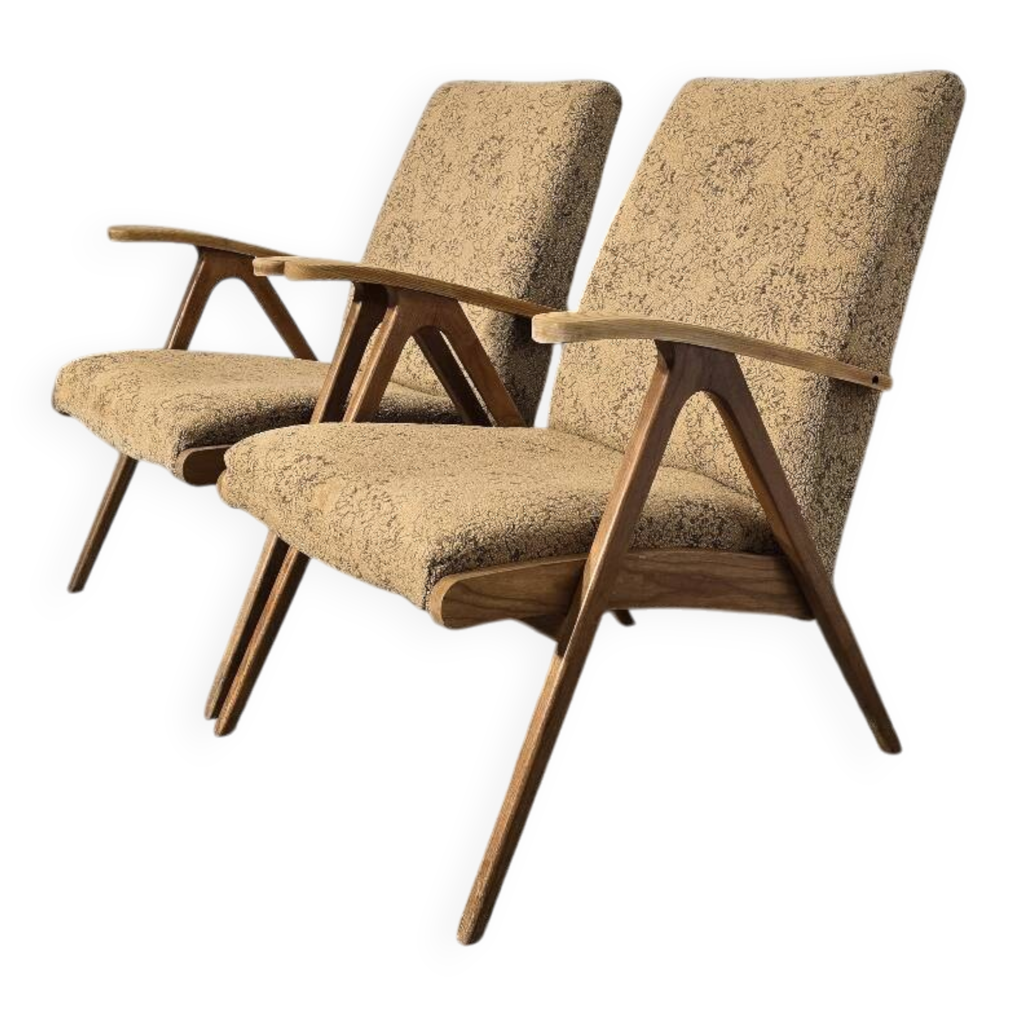 Set of Mid-Century Armchairs