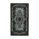 Hand-knotted antique turkish 1970s 167 cm x 300 cm black rug