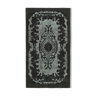 Tapis turc antique des années 1970 noué à la main 167 cm x 300 cm tapis noir