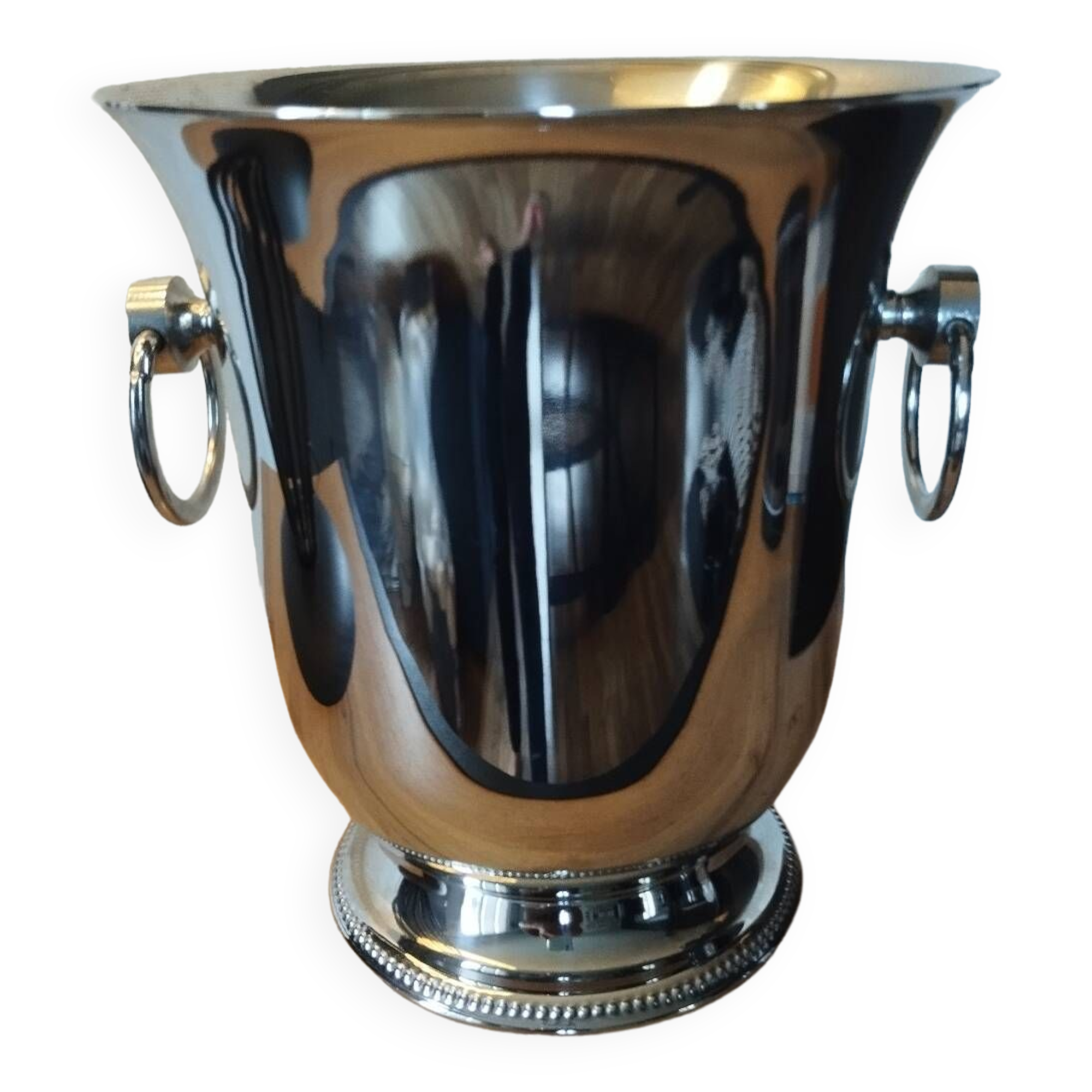 Guy Degrenne stainless steel champagne bucket 18.8