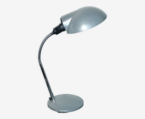 Lampe de bureau design indus Aluminor vintage année 70 | Selency