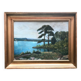 Painting of a view of the Breton coast