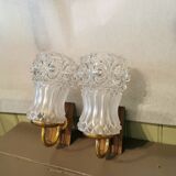Pair of vintage 60s wall lights