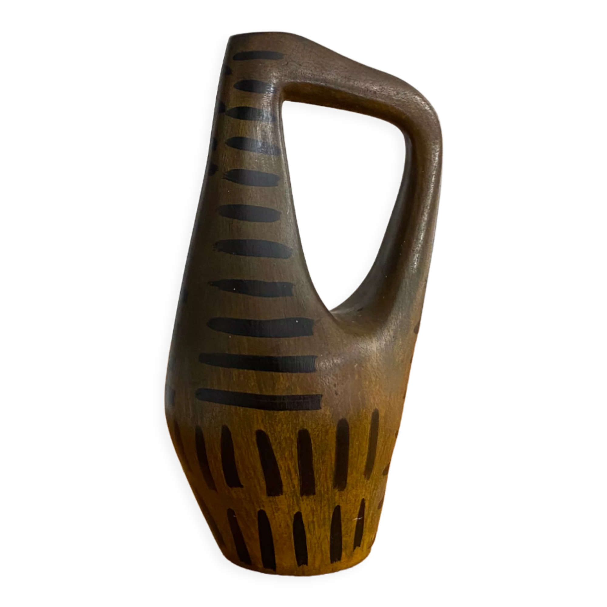Vase céramique forme libre vintage