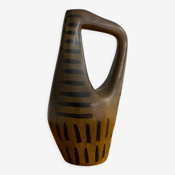Vase céramique forme libre vintage