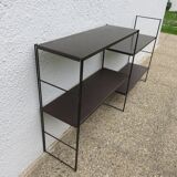 Modular wall string shelf in metal 50s 60s