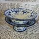 2 antique compotiers in Creil and Montereau ironstone.