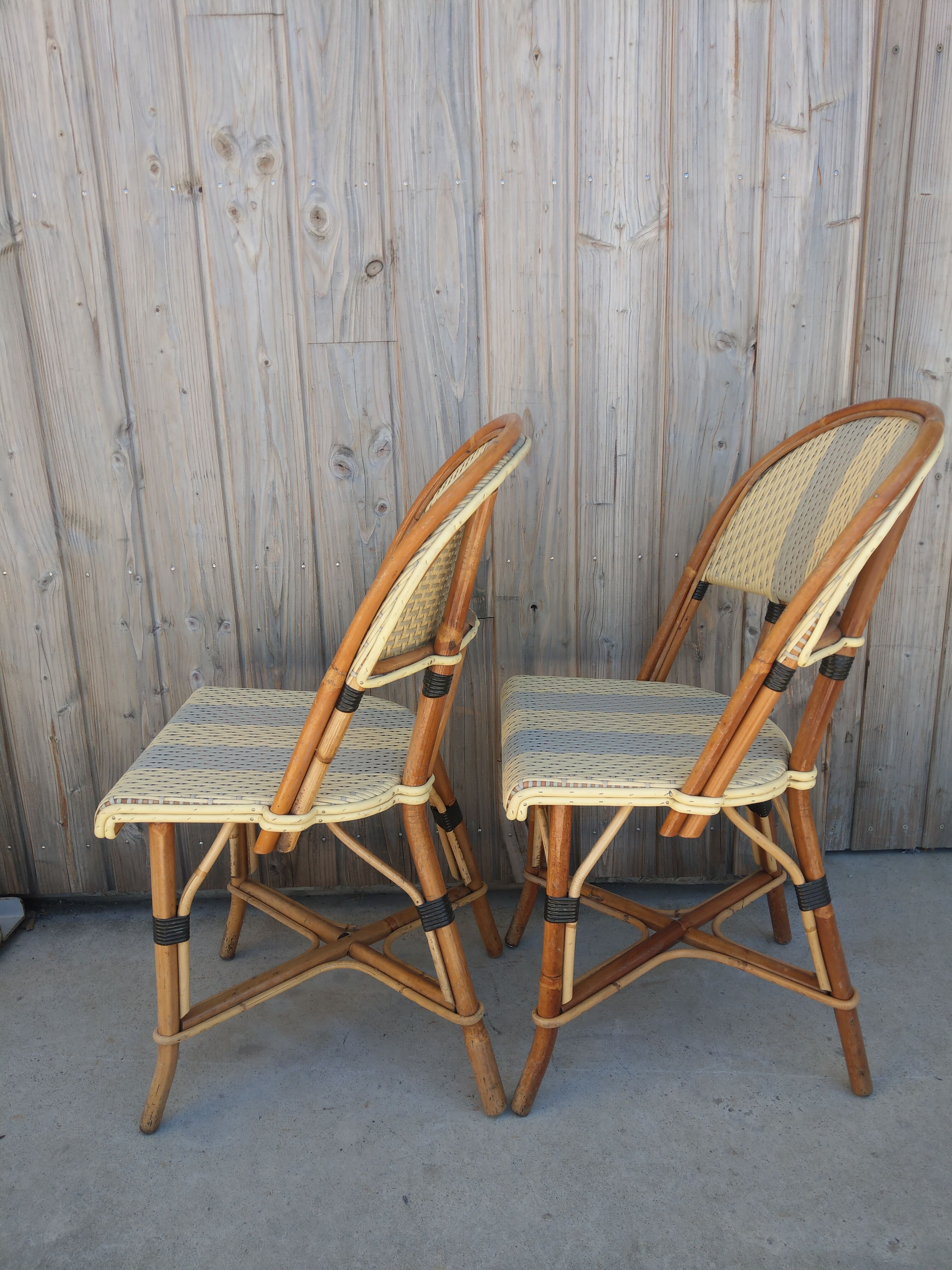 Paire de chaises de bistrot Maison Gatti Paris