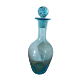 Carafe verre bleu