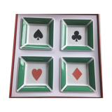 Set of 4 pocket drains pattern playing cards