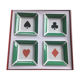 Set of 4 pocket drains pattern playing cards