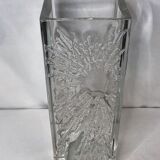 2212942 Daum, large cut crystal vase signed design 1970