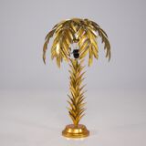 Lampe palmier dorée or