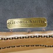 Fauteuil de bureau Chesterfield capitonné cuir George Smith