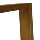 Vintage Scandinavian modern pinewood slatted bench from the 1960's