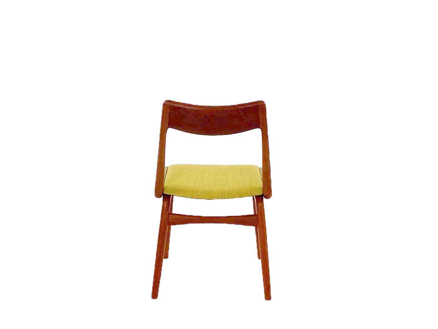 Vintage teak boomerang chair model 370 by Alfred Christensen, 1960s