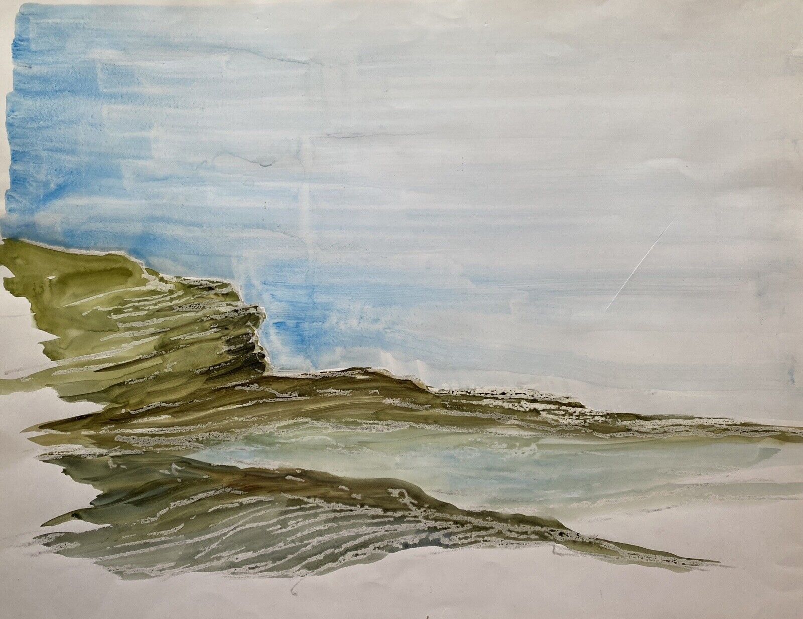 3 paintings: "st jean de luz" (basque country) jean-francois devaliere (1926-2021)