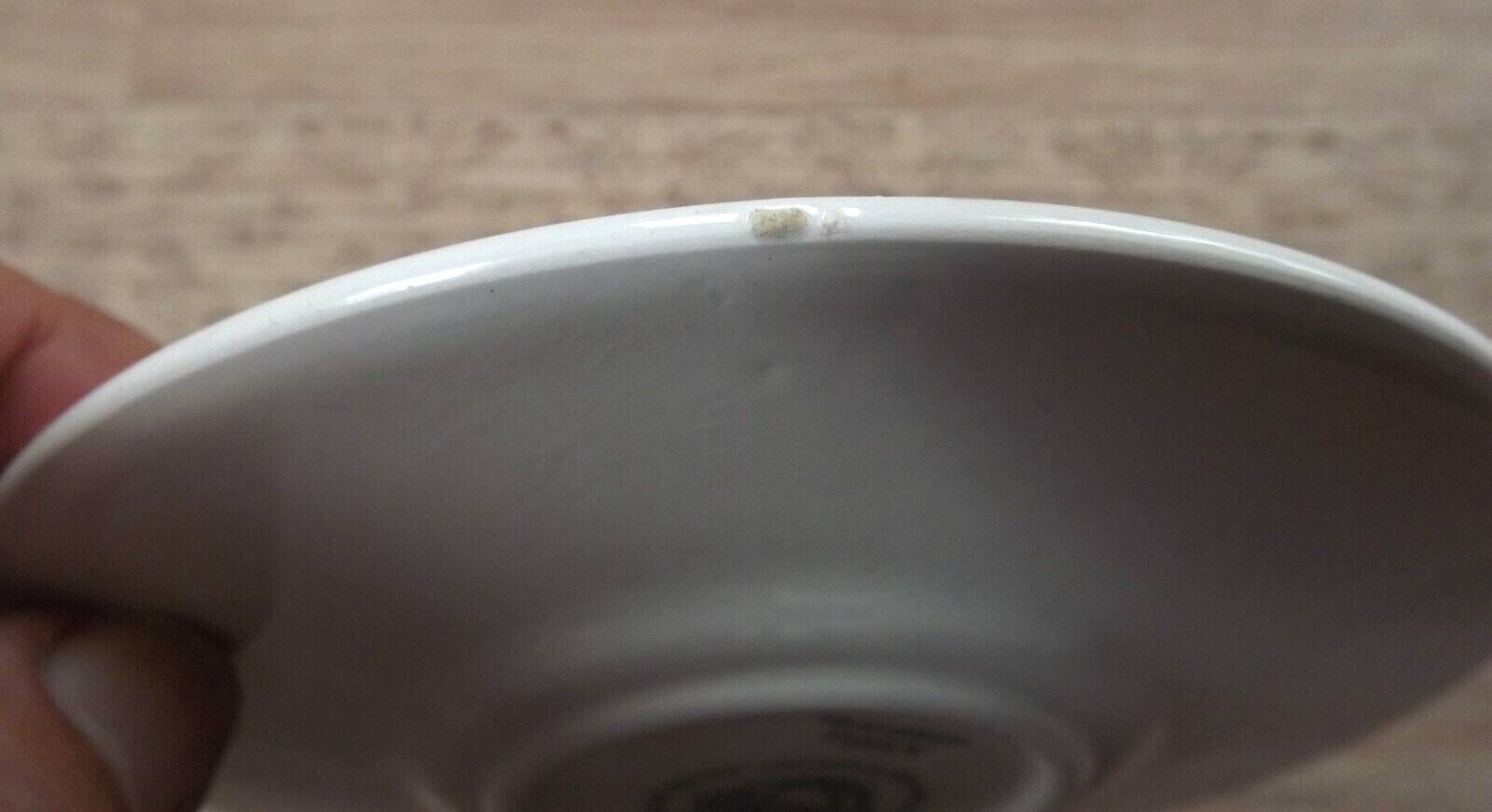 Set of 4 Saucers Quality Retired Villeroy & Boch Black/White Anjou Design 4655