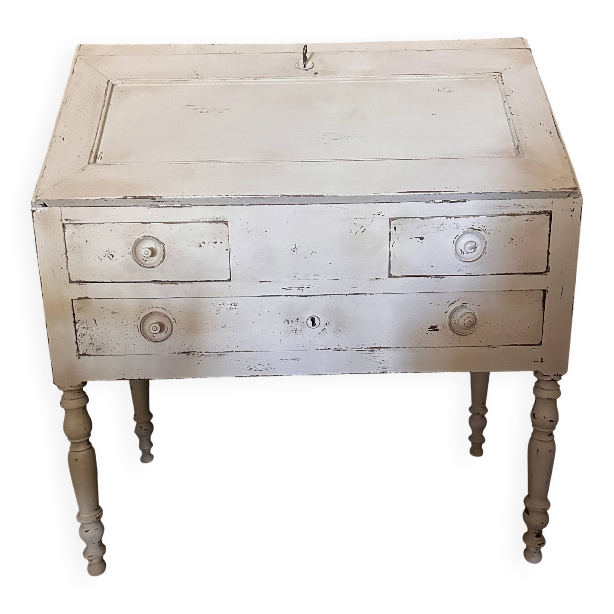 Patinated writing desk