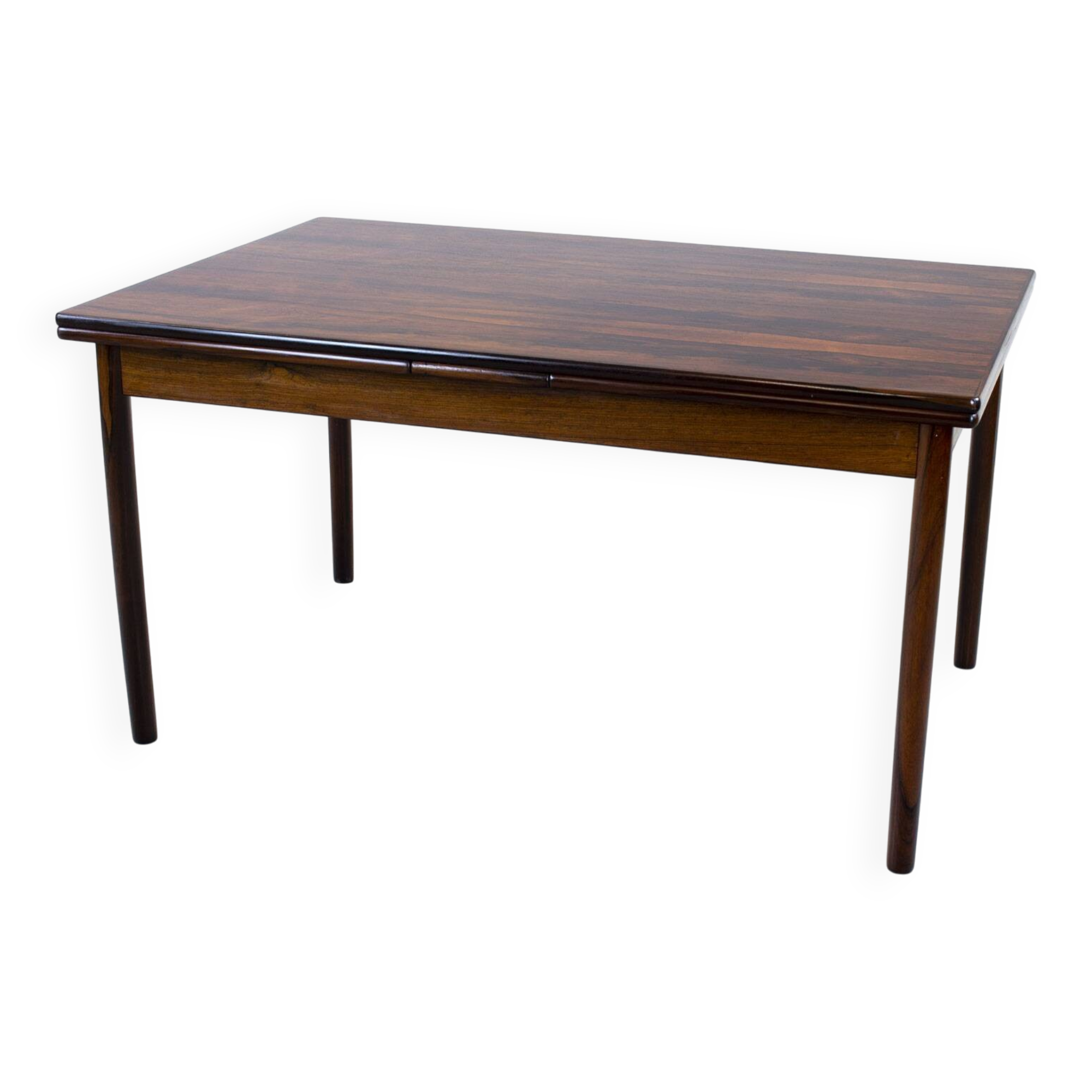 Table à manger extensible en palissandre danois du milieu du siècle