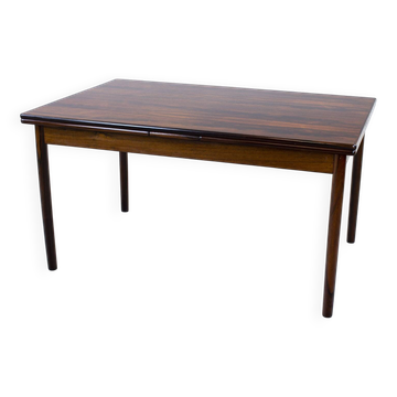 MId Century Danish Rosewood Extending Dining Table