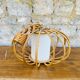 Vintage rattan pendant lamp