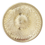 Ancien plat en verre
