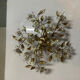Crystal Flower Tole Flushmount 