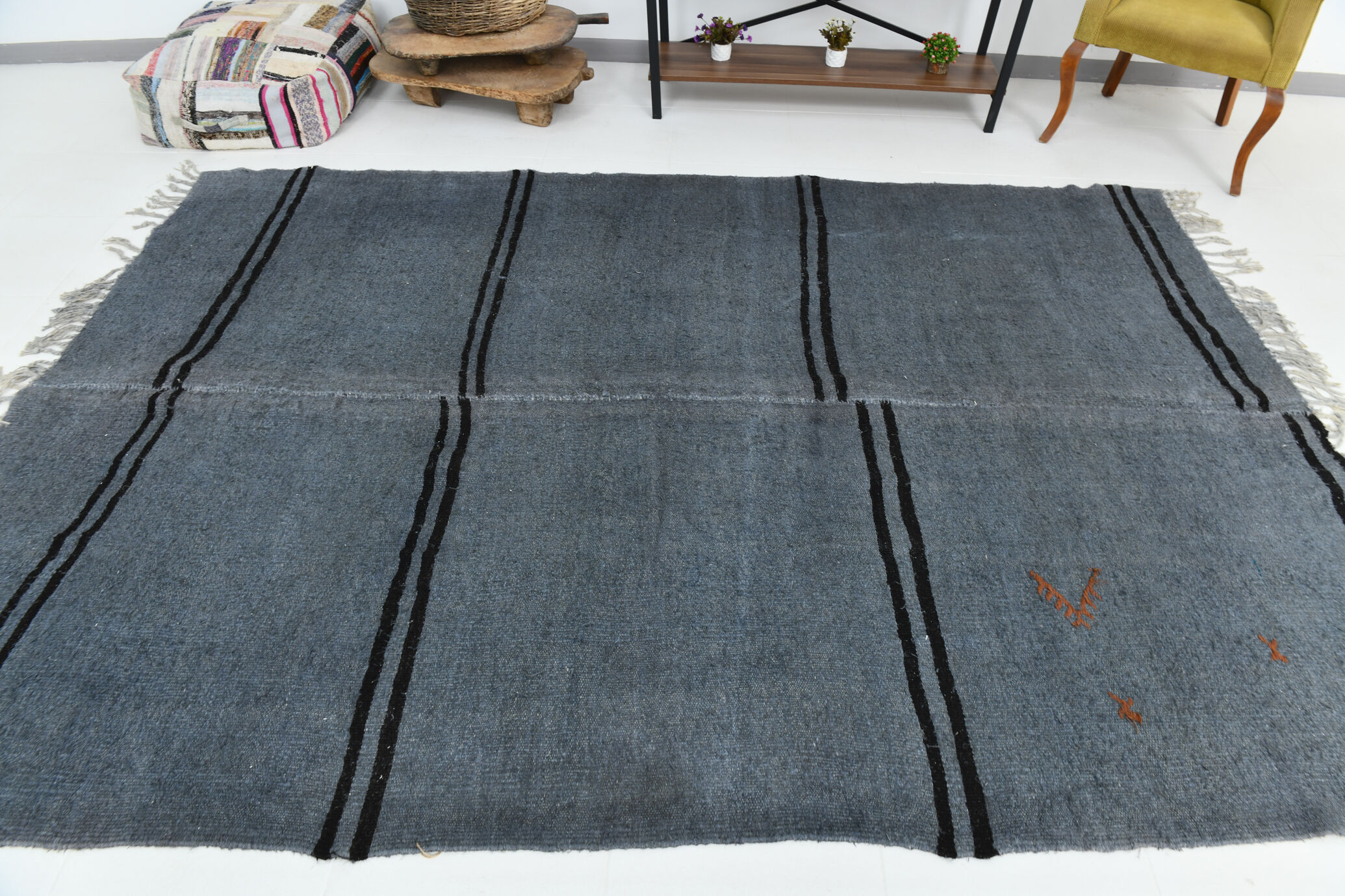 7x10 Oversize Modern Hemp Rug, 206x299Cm