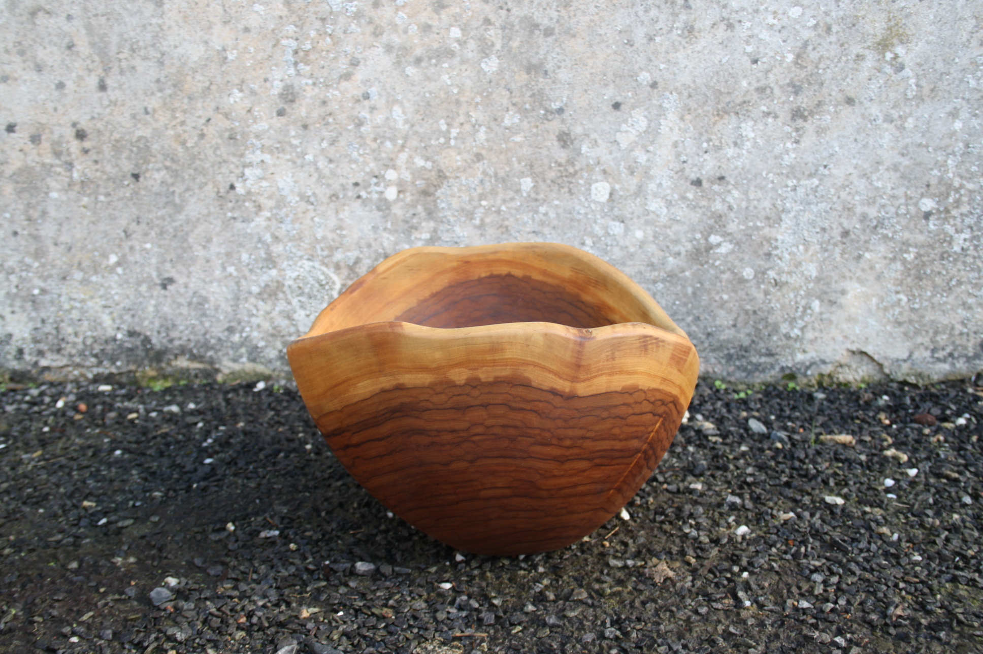 Saladier en bois d'olivier