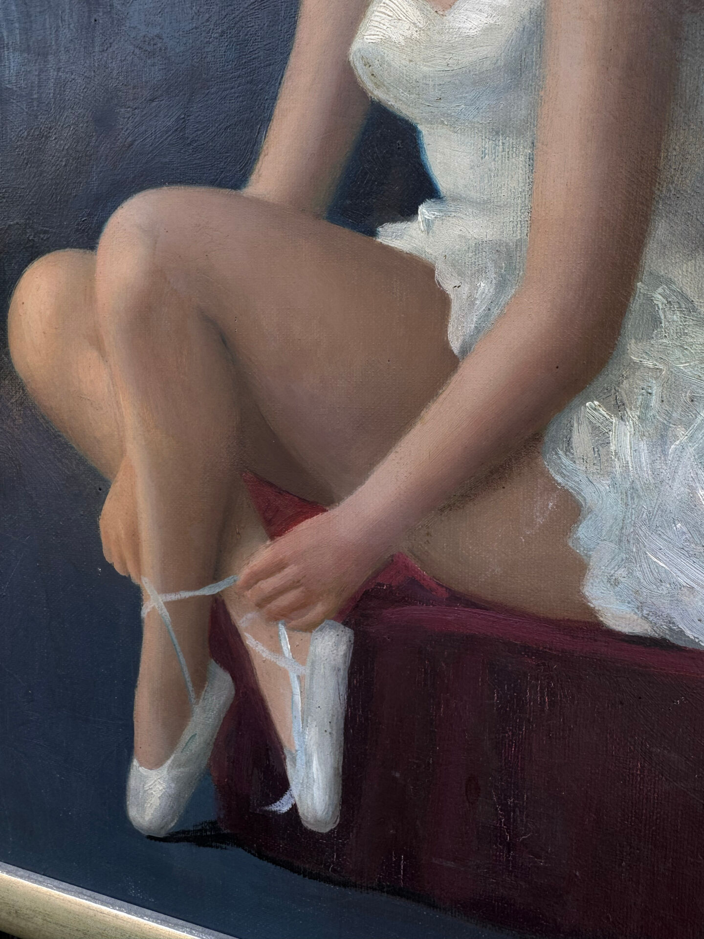 Tableau huile toile danseuse Joan MAYOR