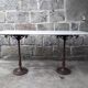 Table bistrot plateau marbre 145,5 cm